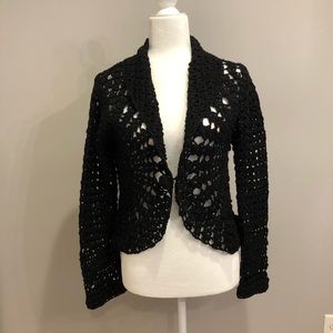NWT black cardigan, size M